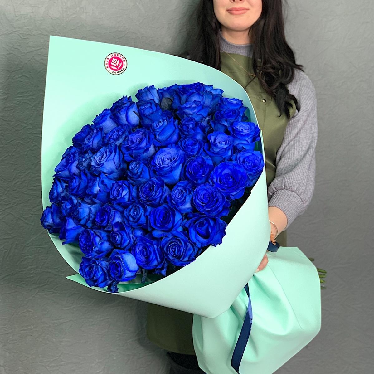 Букеты из синих роз (Эквадор) articul   194350