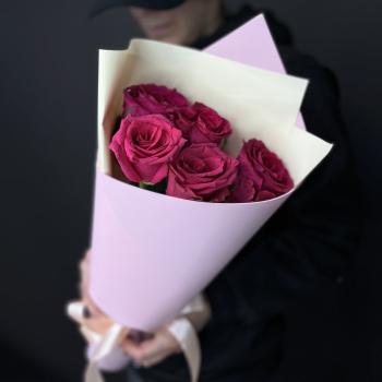 Букеты из розовых роз 40 см (Эквадор) №: 91598