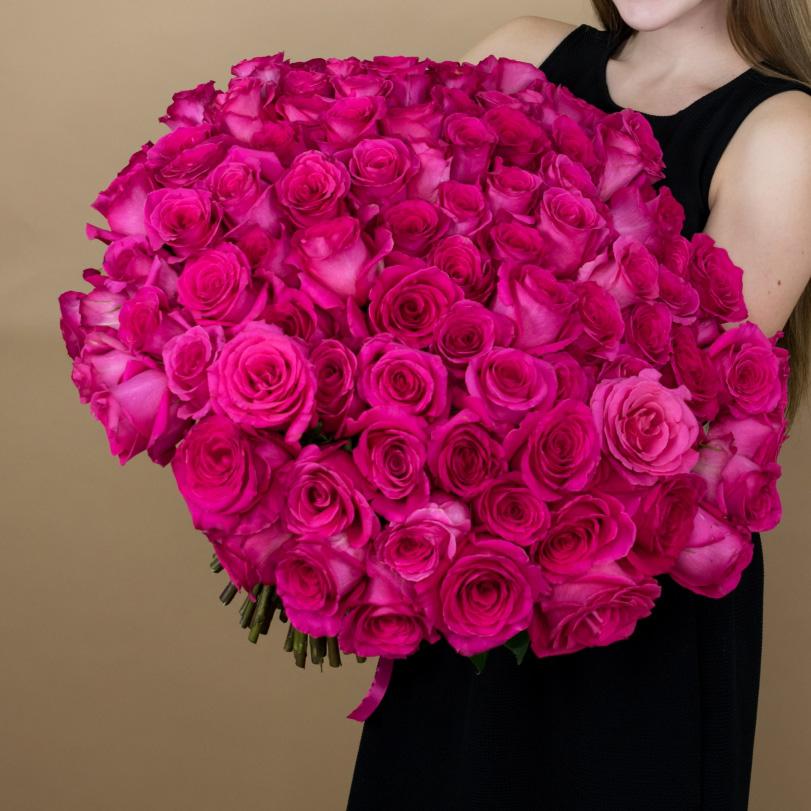 Букеты из розовых роз 40 см (Эквадор) №: 91598