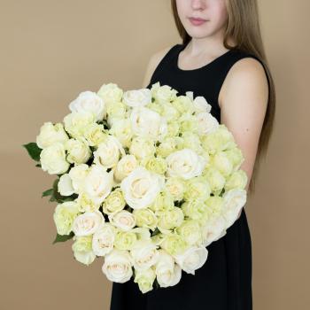 Букет из белых роз 101 шт 40 см (Эквадор) articul  93795